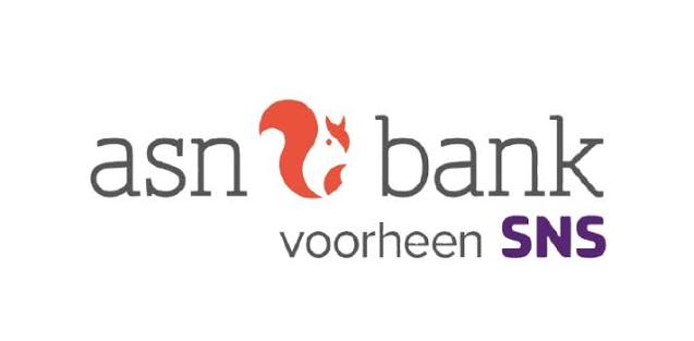 Logo van ASN Bank, voorheen SNS Bank
